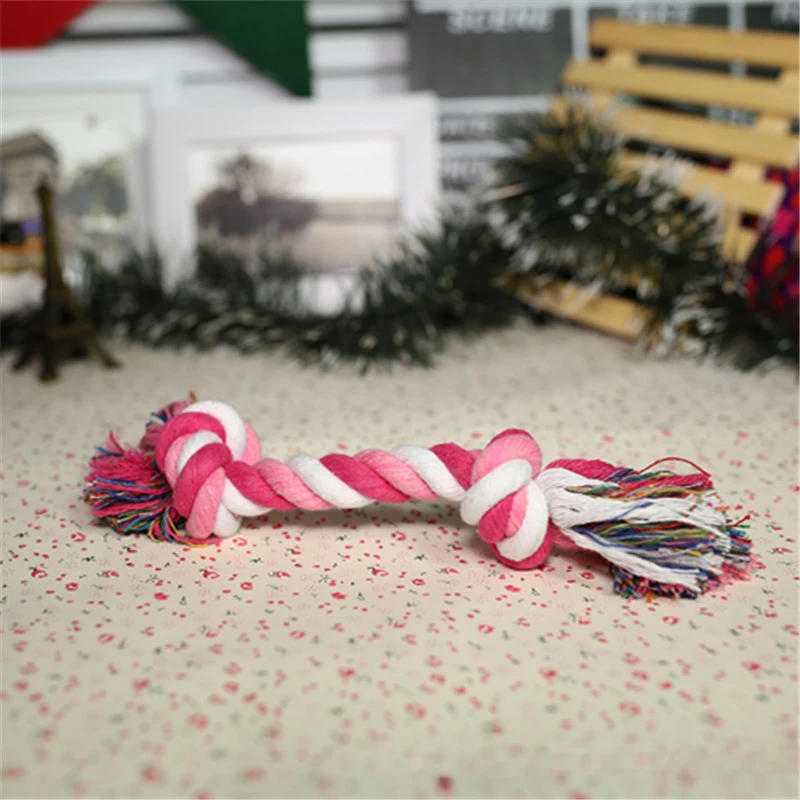 Description Picture 3 of itemDog Toys Knot Rope Chew for Small Medium Large Dogs Durable Braided Pets Interactive Funny Teeth Cleaning Supplies 1pc