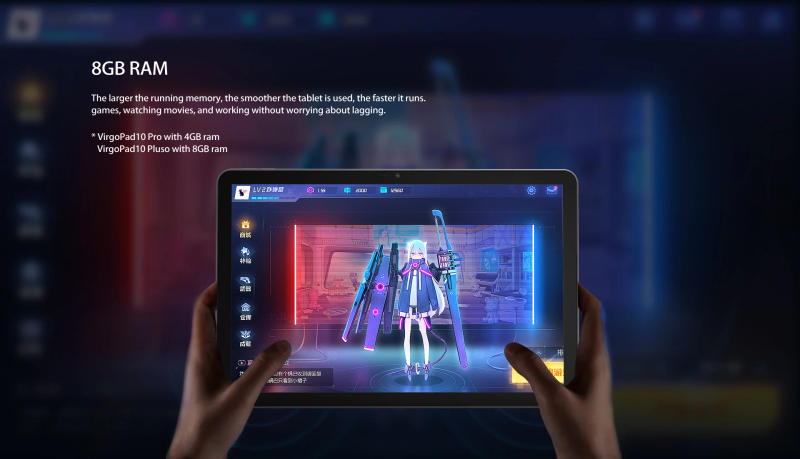 Description Picture 5 of itemAdreamer VirgoPad10X Tablet 10.1 Inch Android 13 Pad 8GB+128GB 1920*1200 Display 8000 mAh Battery 4G LTE Unisoc T616 Tablet PC