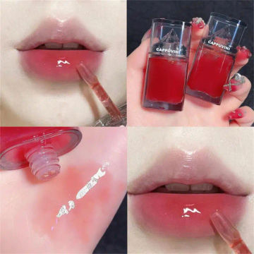 Lip Oil Lip Care Iceberg Lip Gloss Cosmetics Red Lip Tint Moisturizing Lip Glaze Female Makeup Liquid Lipstick Anti Dry