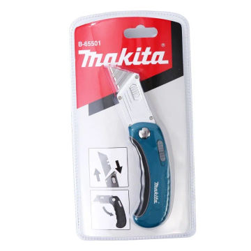 Makita B-65501 Drawer Type Folding Heavy Utility Knife Wallpaper Knife Large Paper Cutter Unpacking Cutter Industrial Knife