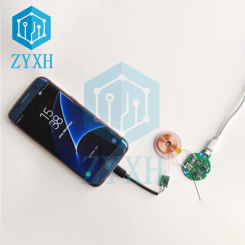 Description Picture 6 of item3W Mini Qi Wireless Charger Module Receiver PCBA Circuit Copper Coil Board Universal Charging For Samsung Huawei Xiaomi