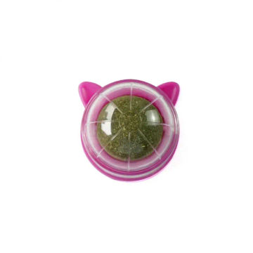 Healthy Catnip Toys Ball Stick-on Wall Catnip Ball Natural Removes Hair Balls To Promote Digestion Cat Grass Cat Accessories