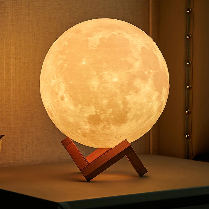 Description Picture 4 of itemMoon Light For Goal Zero LED Lamp 3D Lantern Outdoor Camping Lighting Shadow Glass Lampshade