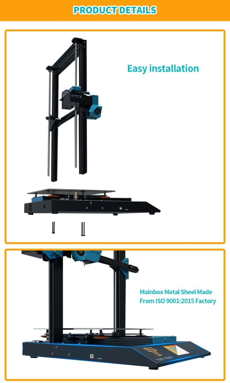 Description Picture 5 of itemTwotrees 3D Printer Bluer Plus BLU-5 I3 Mega PEI Magnetic Steel Platform 3D Touch Hotbed Auto Leveling Print Area 300x300x400mm