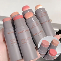 Double-ended Blush Stick Waterproof Brightening Face Contouring Shadow Blusher Long-lasting Korean Makeup Cosmetics