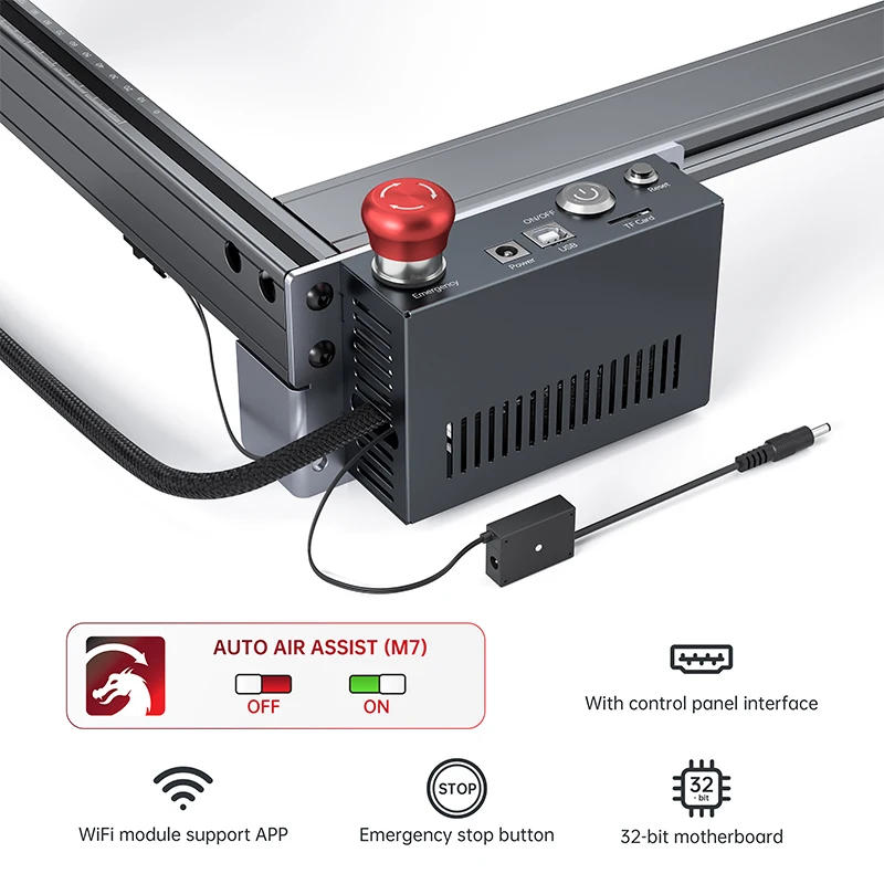 Description Picture 2 of itemAtomstack AIC1 Gas Assisted Auto Control Box Wifi Offline App Control for Lightburn