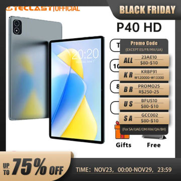 Teclast P40HD 2023 10.1 INCH Tablet 8GB RAM 128GB ROM Android 13 Tablete Unisoc T606 8-core Type-C Dual 4G LTE