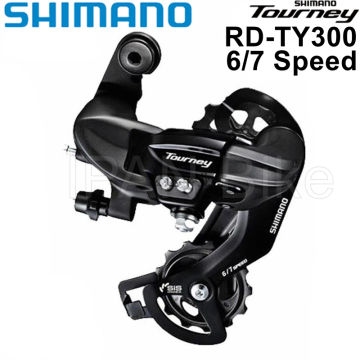 Original Shimano Tourney RD TY300 Rear Derailleur RD-TY300 MTB Bicycle Part 6/7 Speed RD-TY300-SGS Eye Bike Rear Derailleur