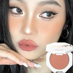 6 Colors Face Blush Peach Cream Waterproof Natural Blush Palette Cheek Contour Blusher Women Makeup Cosmetic Rouge Tint Blush