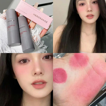 Double-ended Blush Stick Waterproof Brightening Face Contouring Shadow Blusher Long-lasting Korean Makeup Cosmetics