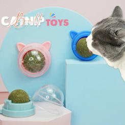 Healthy Cat Catnip Cat Candy Licking Snacks Interactive Ball Catnip Tumbler  Cat Feeding Puzzle Toy Fun Food Ball Smart Cat Toys
