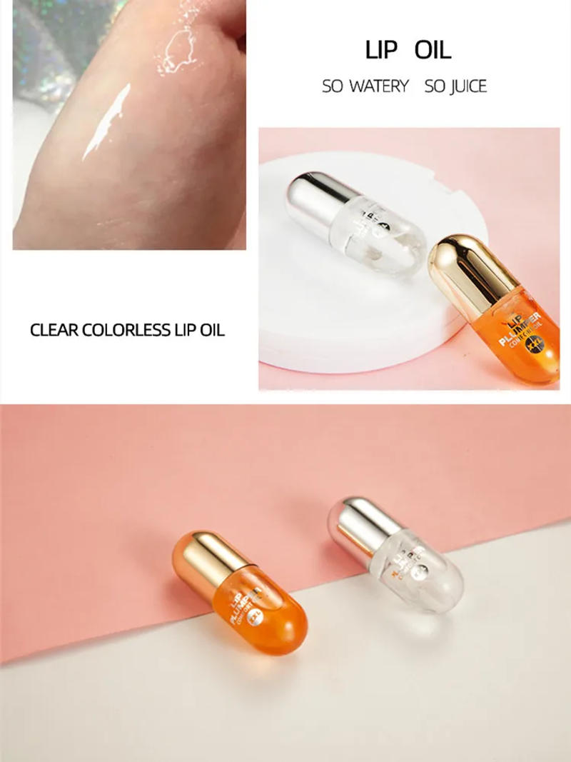 Description Picture 4 of item5.5ml Instant Volumising Lips Plumper Repairing Reduce Lip Fine Lines Mask Long Lasting Moisturizer Care LipOil Sexy Plump Serum