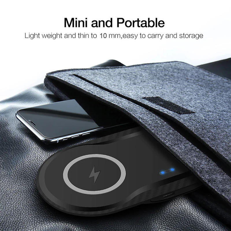 Description Picture 5 of itemDouble 2 in 1 Fast Wireless Charger for iPhone 11 12 13 14 X 8 XR AirPods Pro 40W Dual Wireless Charging Station for Samsung S22
