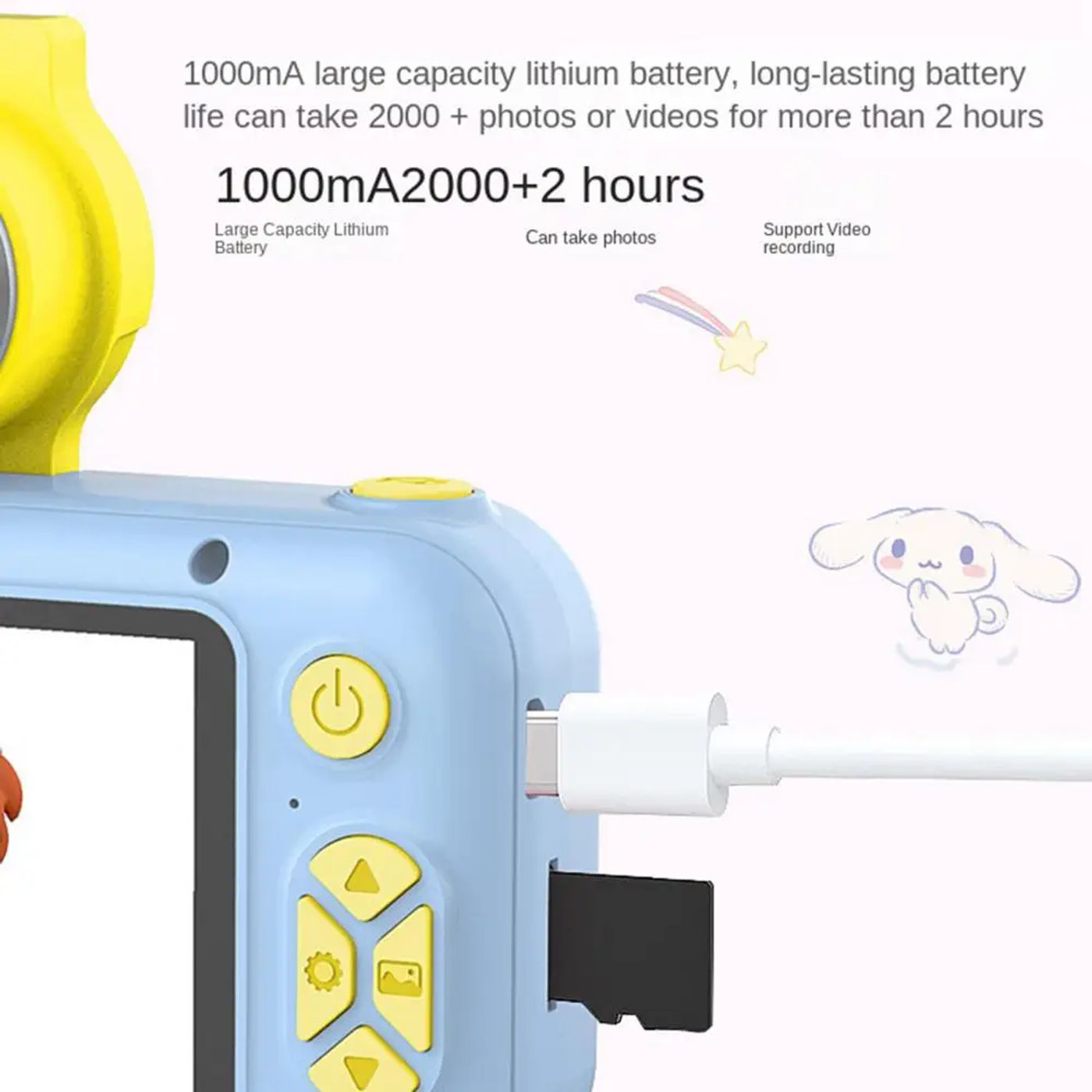 Description Picture 4 of itemKids Camera  Funny 32G Memory Expansion Portable  Boy Girl Christmas Birthday Gift Toy Camera for Children