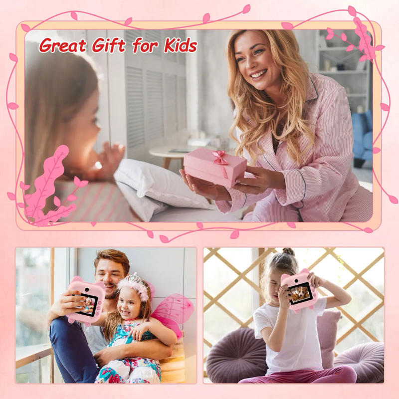 Description Picture 4 of itemMini Children's Instant Print Camera Thermal Printer Digital Photo Video Cartoon Camera Kids Toy Drawing Birthday Christmas Gift