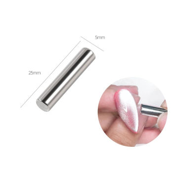 1Pcs Cylindrical Magnet for Cat Eye UV Gel Varnish with Nails Art Decoration 2022 Fashion Nail Magnet Tools for Manicure Design