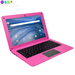 New 10.1 Inch Android 12 Ultrathin Netbook 2GB RAM And 64GB Storage Computer Ultra Thin Notebook With Android 12 OS (Pink)