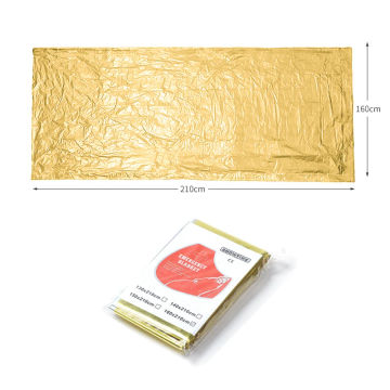 Outdoor Emergency Thermal Blanket Reflective Aluminum WaterProof Keep Warm Survival Quilt Camping Hiking First Aid Rescue Tool