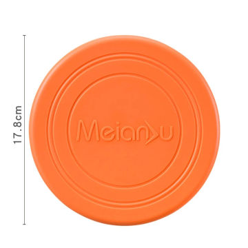 17.8CM Pet Resistant Bite Floating Toy Game Flying Discs  Interactive Dog Supplies Dog Toys Pet Flying Discs Puppy Training Toy