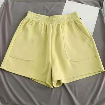 HOT Summer High Waisted Sports Shorts Women's Korean Style Fashion Casual Loose Hot Pants With Pocket Female Homewear