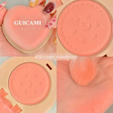 GUICAMI Face Blush palette Natural Love Cookies Blush waterproof long lasting silky orange powder professional blush maquiagem