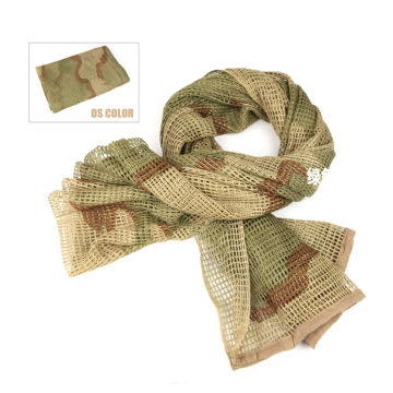 Camouflage Netting Tactical Mesh Net Camo Scarf for Wargame Sports Hunting Shooting Wild Photography Sniper Camo Mesh Scarves