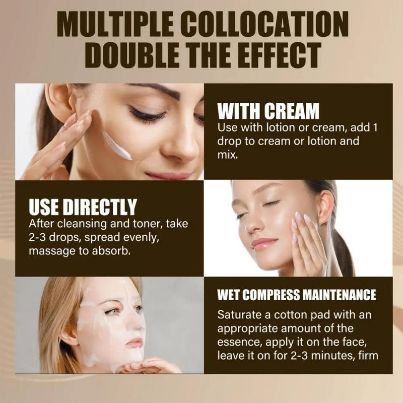 Description Picture 4 of itemLactobionic Acid Serum Instant Perfection Serums Shrink Pores Moisturizing Essence Liquid Anti Aging Face Fine Lines Skin Care