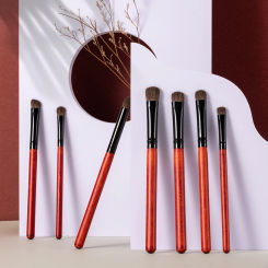 KOSMETYKI Horse Hair Makeup Brushes Set Eye Makeup Brush Set eye shadow Brush Nose Brush Sleeping Silkworm Brush Set