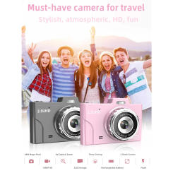 H8 Entry Level Camera CCD 2.8-Inch 1080P HD Digital Camera Student Party DSLR Camera High Pixel Portable Fool Camera