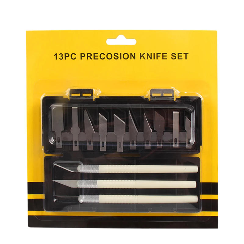 Description Picture 5 of item13PCS Cutter Kit With Box Precision Model Tool Making Hand Carving Tool Arts & Craft Hobby Kit Multifunction Pen DIY Repair Hand