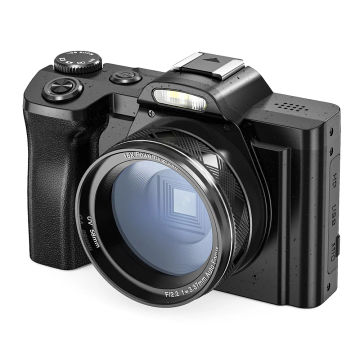 5K Shooting Micro DSLR Camera, High-Definition Digital Camera, Electronic Flash Camera, Household Anti Shake Birthday Gift
