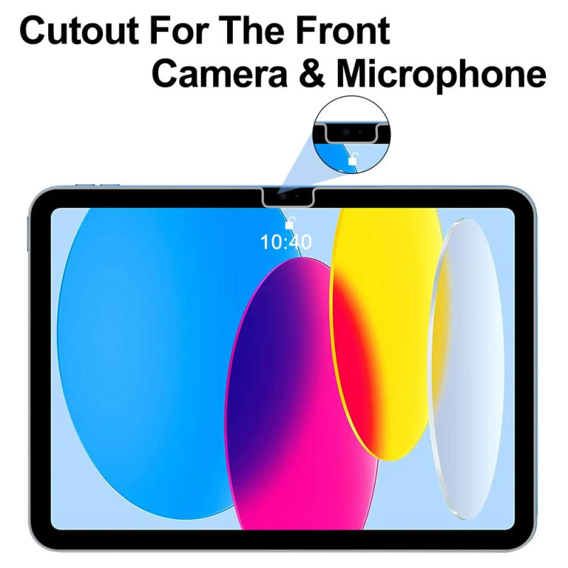 Description Picture 6 of itemTempered Glass Screen Protector For iPad Air 4 5 10th 10.9 Inch Pro 11 7 8 9 10.2 10.5 9.7 Mini 2 3 4 5 6 Tablet Protective Film