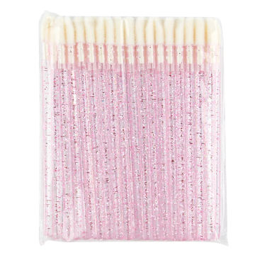 5/50 PCS Disposable Lip Brushes Makeup Crystal Brushes Eyelash Extension Mascara Applicator Lipstick Wands Cosmetic Tools