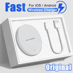 Fast Wireless Charger For Apple iPhone 14 12 11 13 Pro Max Induction Charger Samsung S21 S22 S23 Ultra Plus Xi0aomi Mi 13 12 Pro