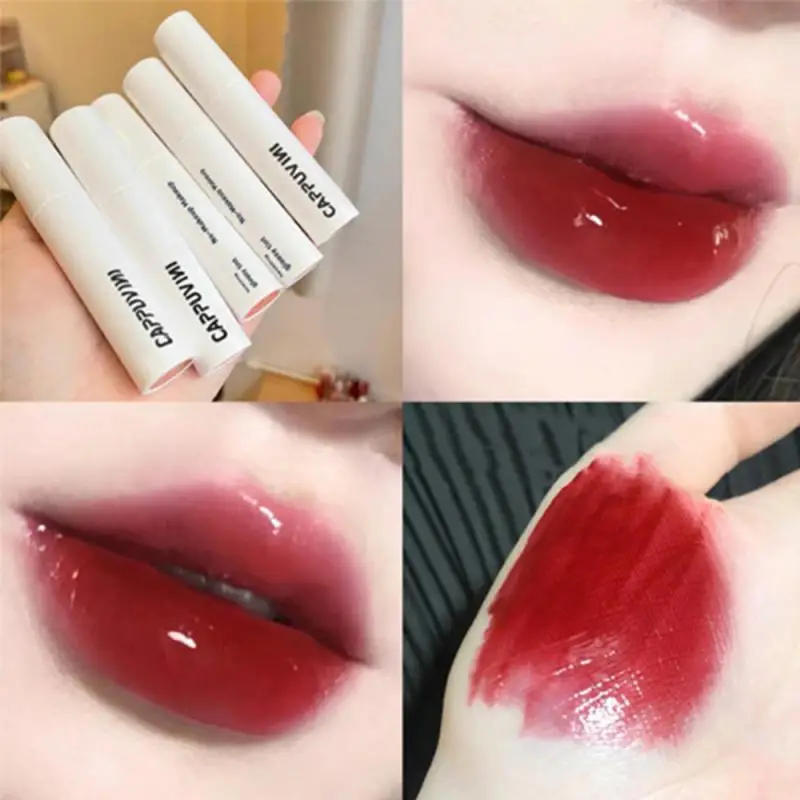 Description Picture 6 of itemCappuvini 6Color Water-light Mirror Lip Glaze Cosmetic Lightweight Long Lasting Lip Tint Waterproof Lipstick Makeup