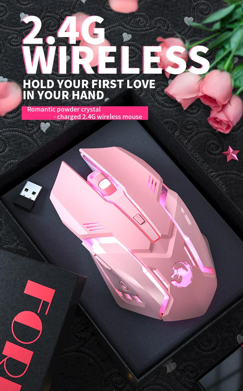 Description Picture 2 of itemWireless Mouse Bluetooth Rechargeable Mice Ultra-thin Silent LED Colorful Backlit Gaming Mouse For iPad Computer Laptop PC