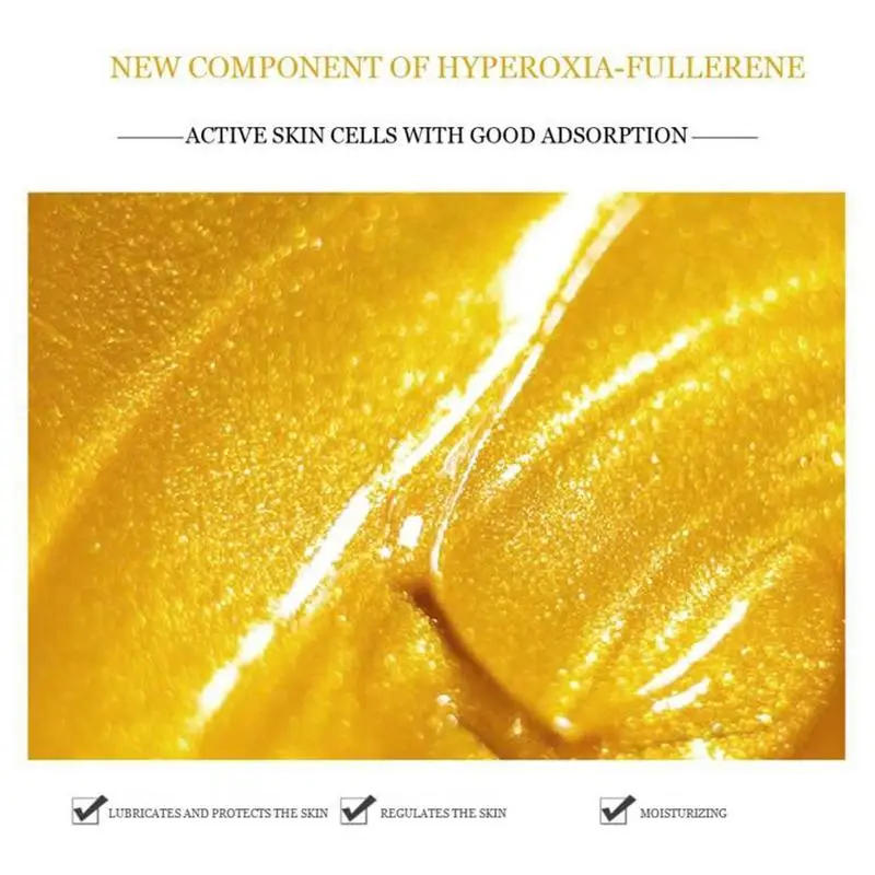 Description Picture 3 of itemBioaqua 60pcs Gold Collagen Eye Mask Anti Sleep Crystal Eye Patch Moisturizing Dark Circles Remover Eye Care Mask