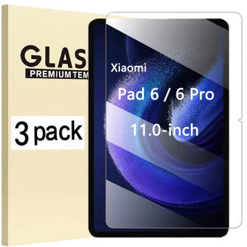 (3 Packs) Tempered Glass For Xiaomi Redmi Pad 2 3 4 Plus 5 6 Pro 7.9 8.0 10.1 11 10.61 Screen Protector Tablet Film