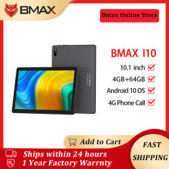 Bmax i10 4GB RAM 64GB ROM 4G Network Dual SIM Octa Core 10.1 Inch Tablet 1920x1080 IPS Tablets PC Dual Wifi Type-C Android 10