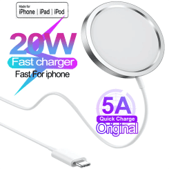 For Apple Magsafe Original Magnetic Wireless Charger For iPhone 15 Pro Max 11 12 Mini 13 14 USB C Cable XS XR USB-C Fast Charge