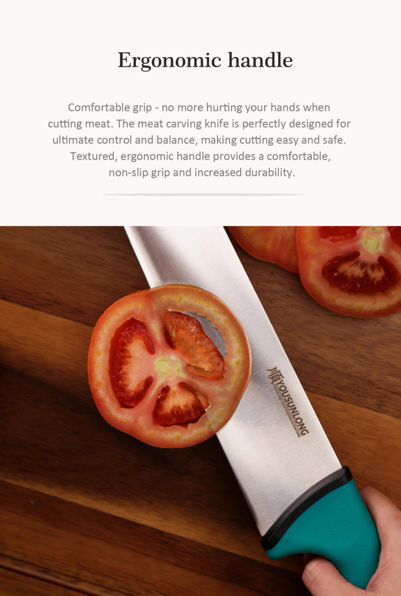 Description Picture 4 of itemYOUSUNLONG Butcher's Knife Chef's Cleaver 12