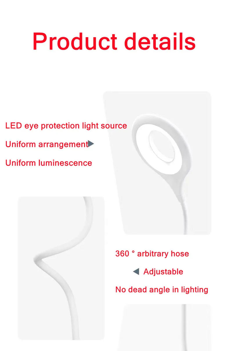 Description Picture 5 of itemUSB Night Light Direct Plug Portable Lamp Dormitory Bedside Lamp Eye Protection Student Study Reading Available Night Light