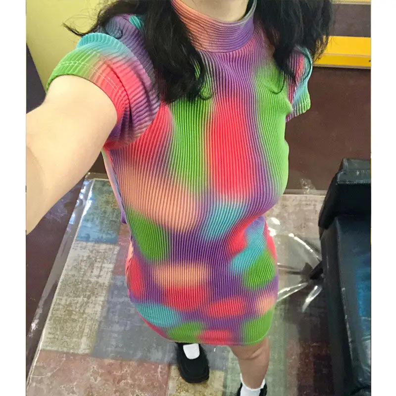 Description Picture 5 of itemWomen's sexy bra dress with lace up French long dress, new spring/summer dress, high-end feeling  LOOSE