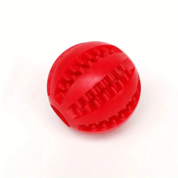 Dog Ball Toys for Small Dogs Interactive Elasticity Puppy Chew Toy Tooth Cleaning Rubber Food Ball Toy Pet Stuff Accessories