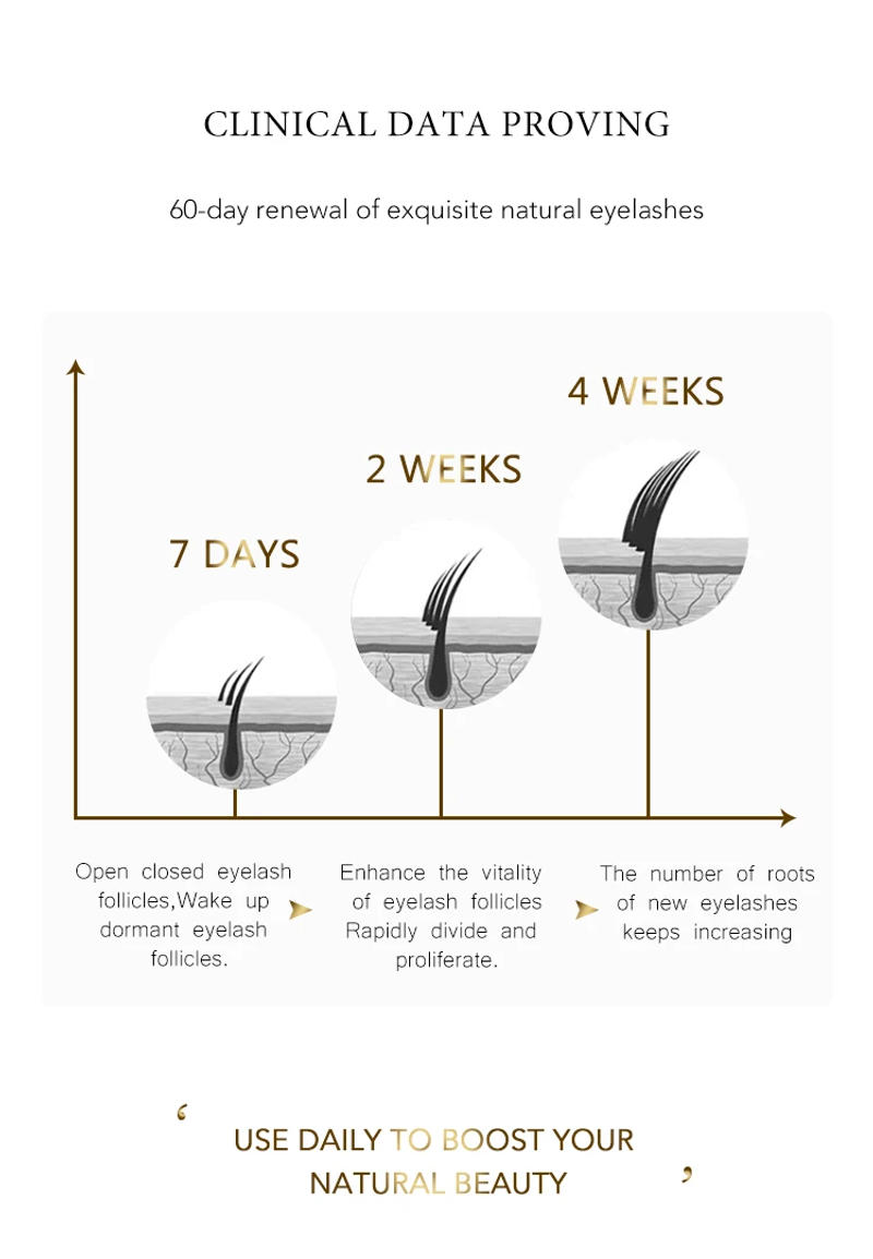 Description Picture 5 of itemNEW Eyelash Growth Serum 4ML Fast Longer Eyelash Eyebrow Enhancer Nourishing essence for eyelashes Thicker Treatment Eye Care