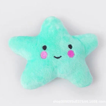 Funny Pet Chew Toy Pet Plush Toy Cartoon Star Cloud Shaped Pet Squeaky Toy Pet Sound Toy For Dogs Pet Supplies