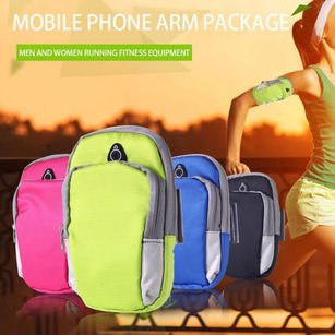 Outdoor Sport Running Cycling Arm Bag Phone Storage Pouch with Earphone Hole