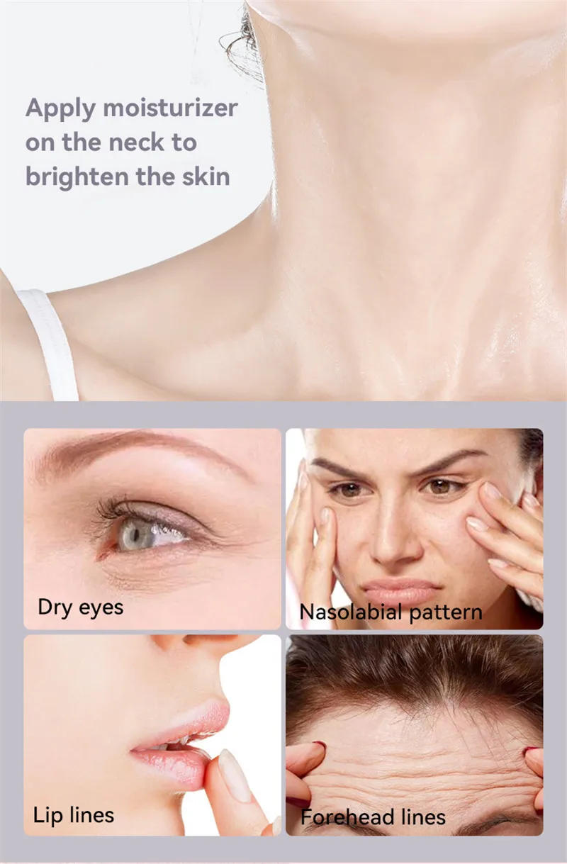 Description Picture 3 of itemMulti Moisturizing Stick Collagen Anti-Wrinkle Balm Lighten Eye Lip Neck Fine Lines Brighten Dry Skin Nourish Not Sticky Cream