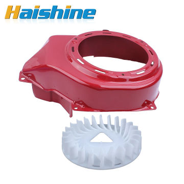 RED Recoil Shroud Cover Housing Cooling Fan For HONDA GX390 GX340 GX 390 340 188F 11-13HP Gas Engine Motor Generator Water