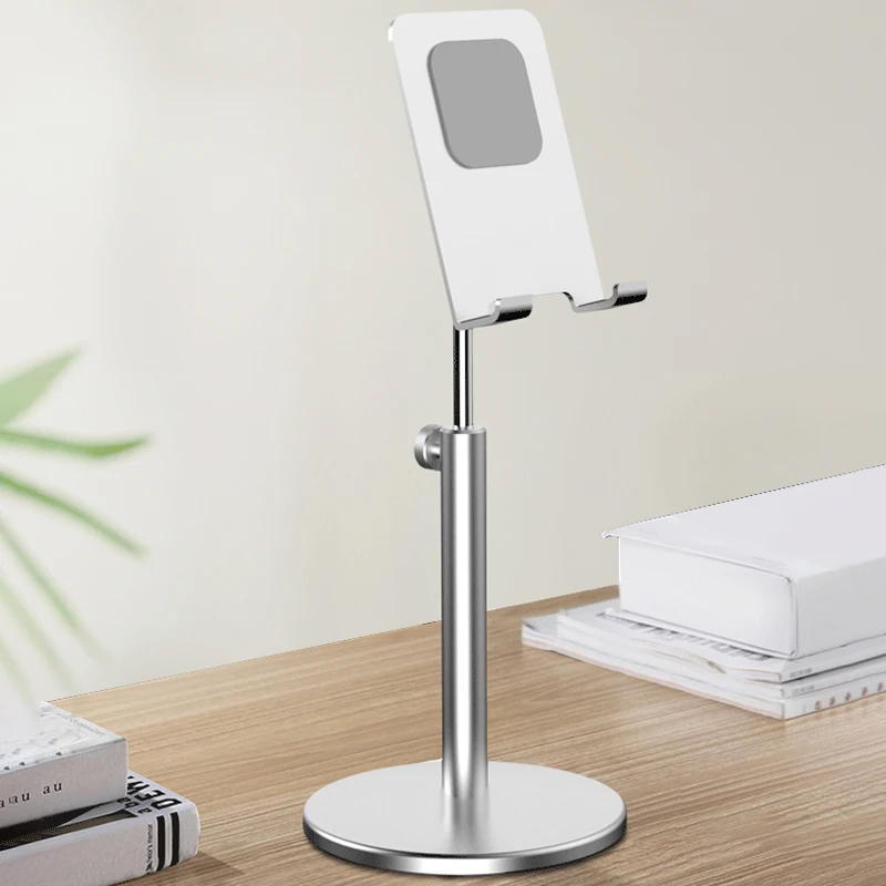 Description Picture 5 of itemAdjustable Height Aluminum Tablet Stand Phone Holder Display Desktop 4-12.9 Inch Cell Mobile For Ipad Pro Iphone 14 Xiaomi Pad